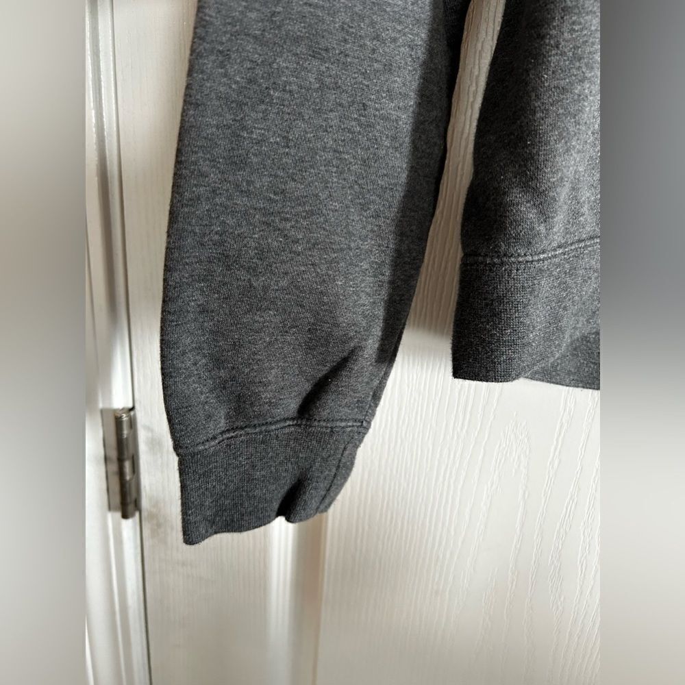 Nike Swoosh Women's Sweatshirt Sportswear Essential Logo Fleece Gray Size Small - Picture 6 of 12